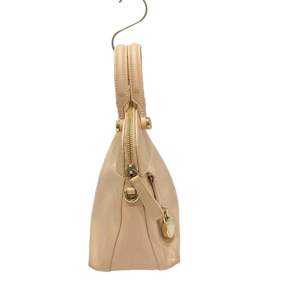 Auth FURLA Piper - Beige Leather Handbag - Picture 11 of 13